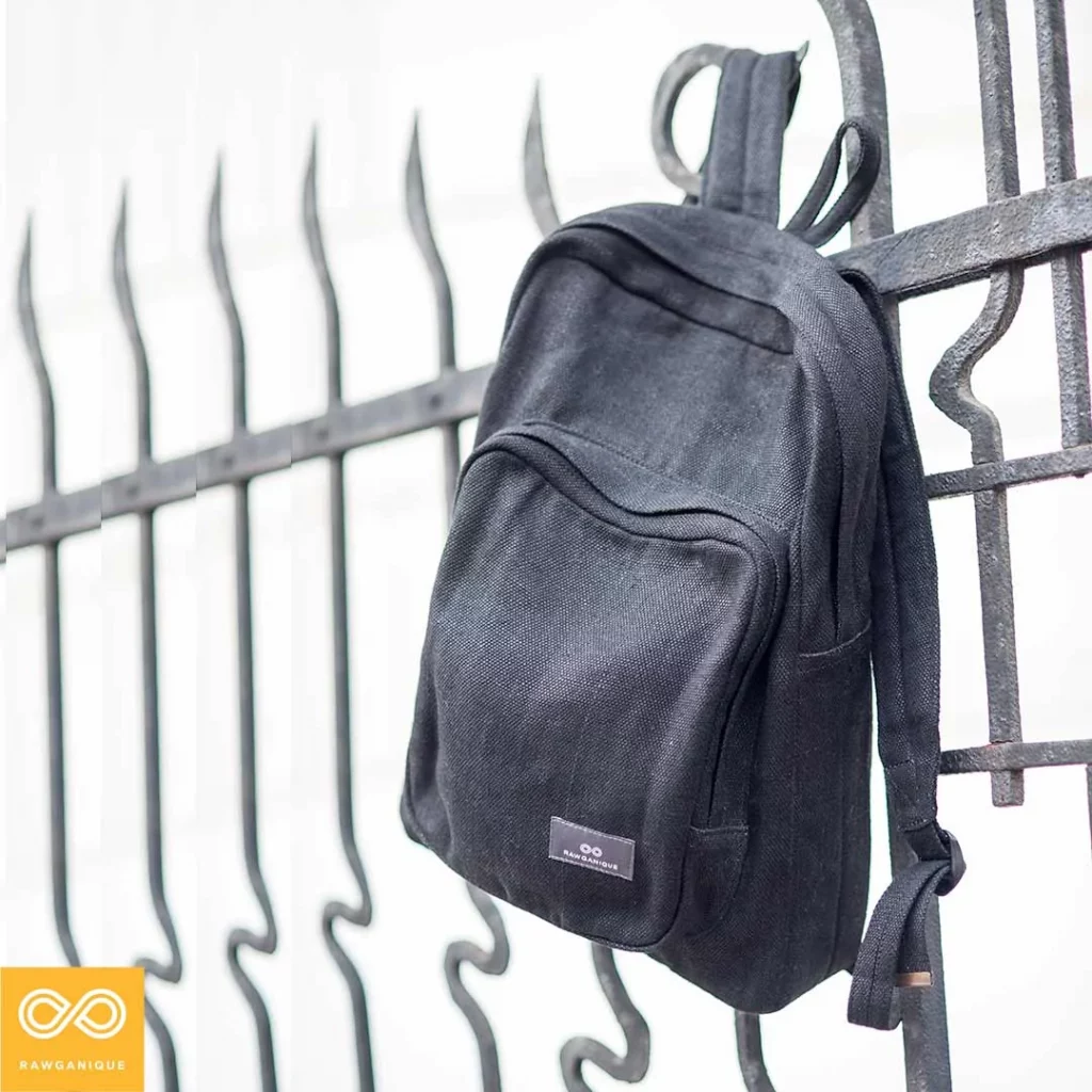 natural organic non toxic pvc free backpack from raqganique