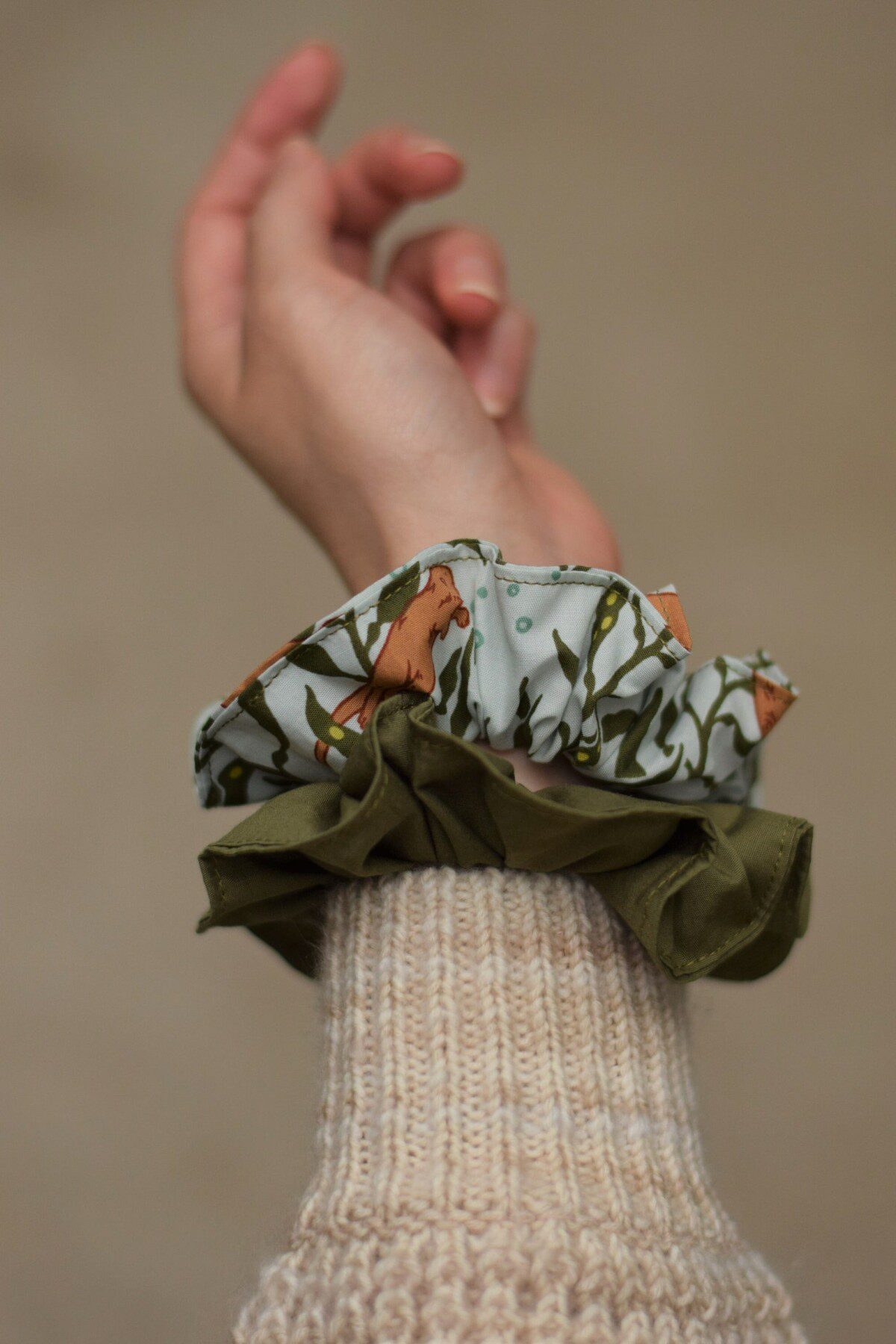 organic cotton scrunchies from restart reuse