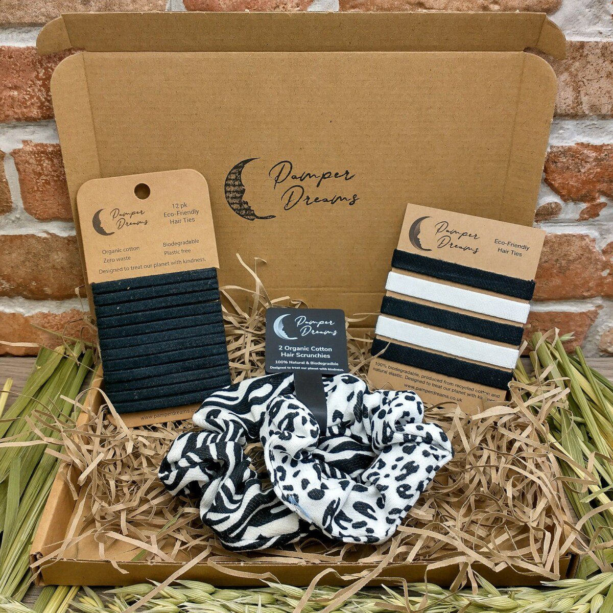 plastic free hair ties from pamper dreams