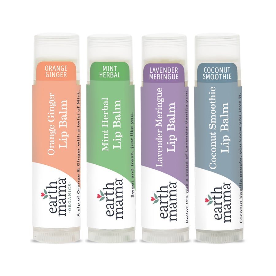 organic natural lip balms from earth mama