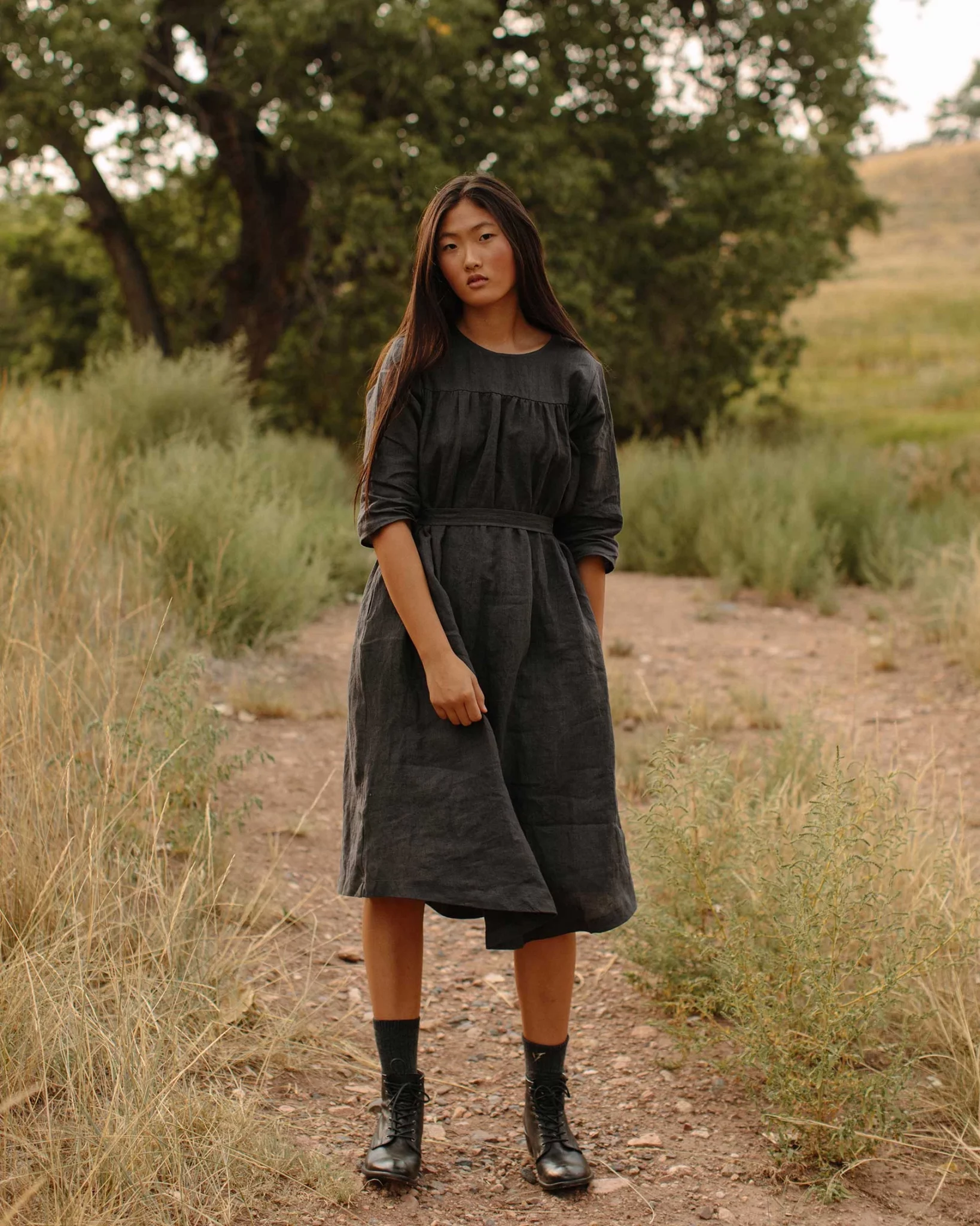 made in usa linen dresses from pyne & smith