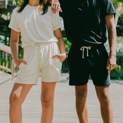 organic cotton shorts from harvest & mill