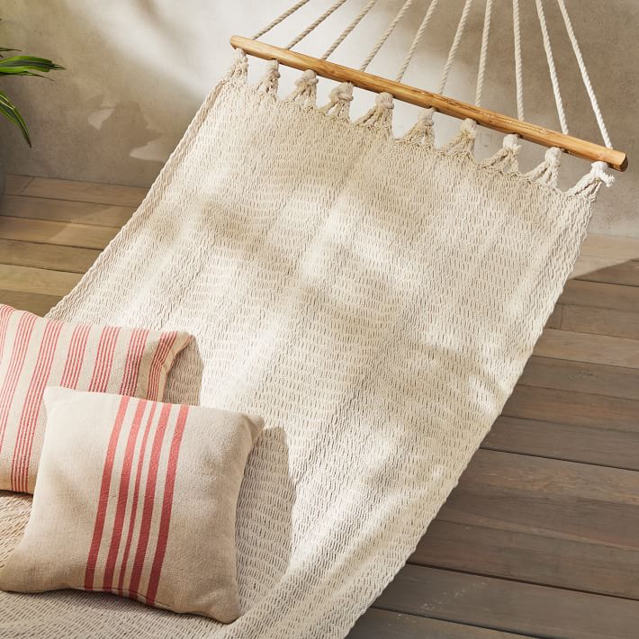 organic hammock from west elm
