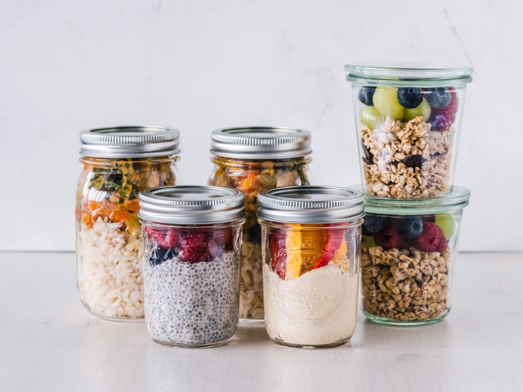 non toxic glass food storage containers mason jars