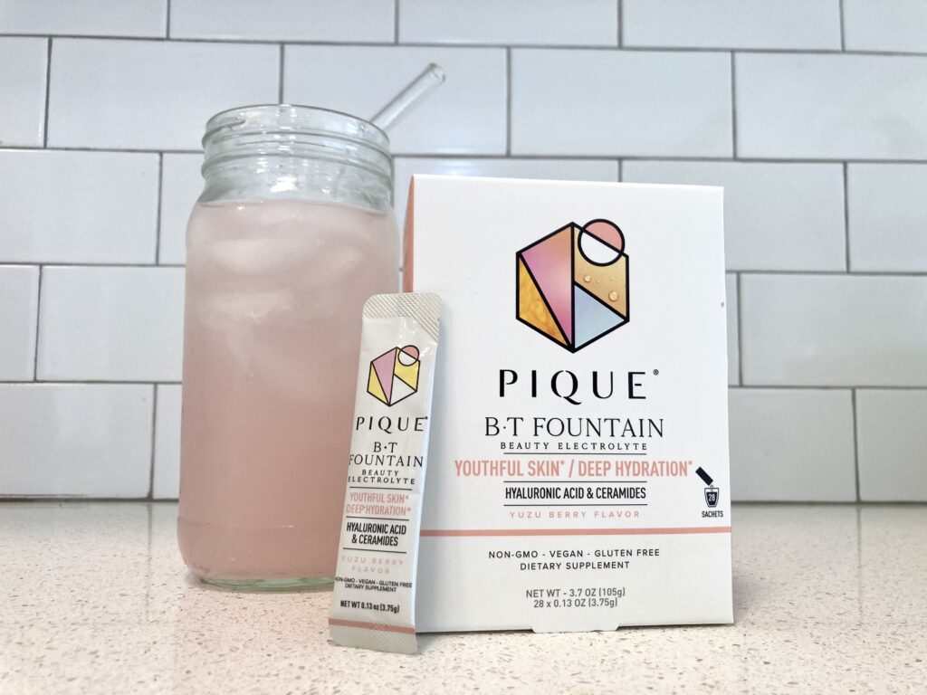 Pique B•T Fountain Beauty Electrolyte Drink Review on TheFiltery.com